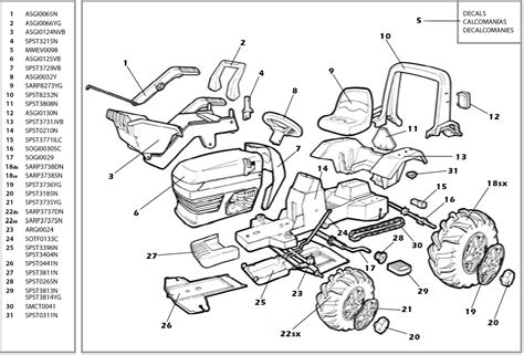 john deere green farm parts diagram